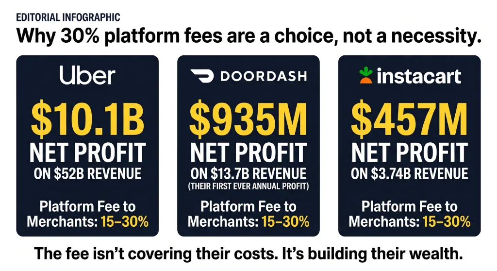 Why 30% platform fees are a choice, not a necessity
